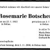 Botscher Rosemarie 1933-2000 Todesanzeige